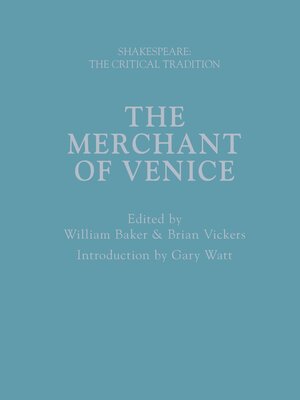 cover image of The Merchant of Venice